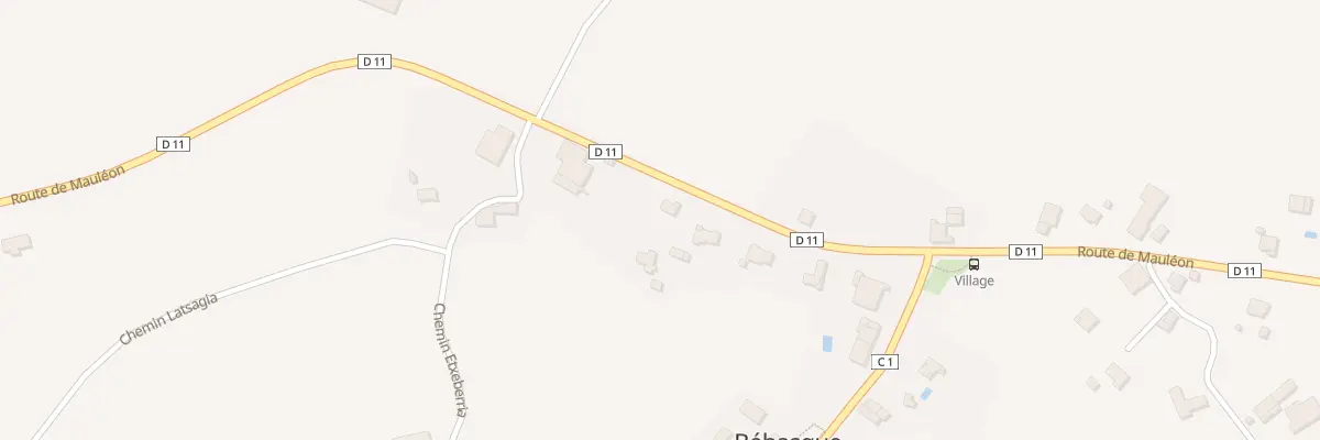 Plan du 1280 Rte de Mauléon à Béhasque-Lapiste