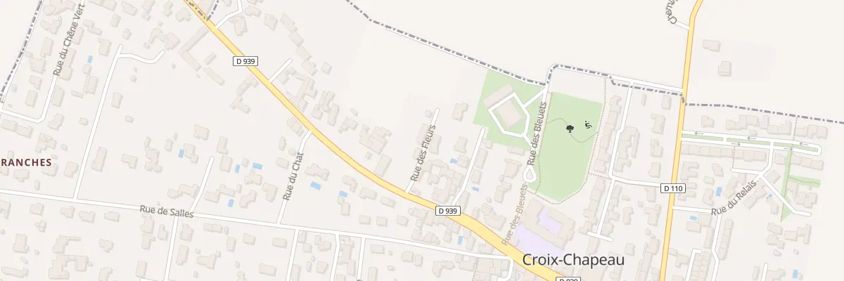 Plan du 3 Rue des Fleurs à Croix-Chapeau