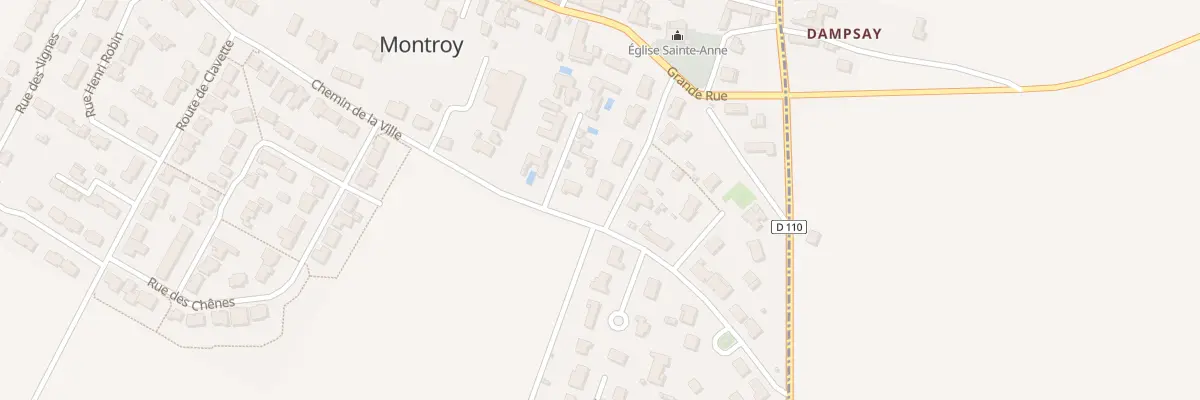 Plan du 7 Rue du Clos Jousseaume à Montroy