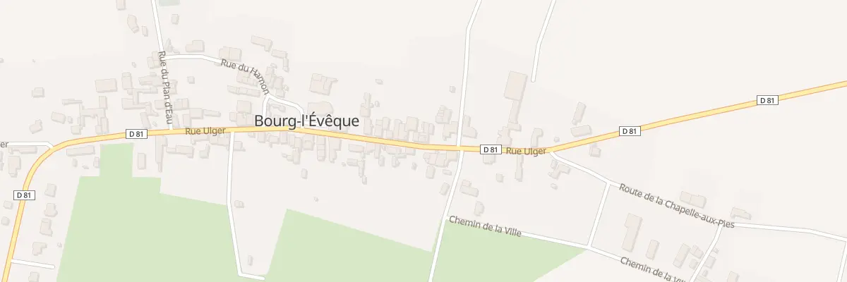 Plan du 52 Rue Ulger à Bourg-l’Évêque
