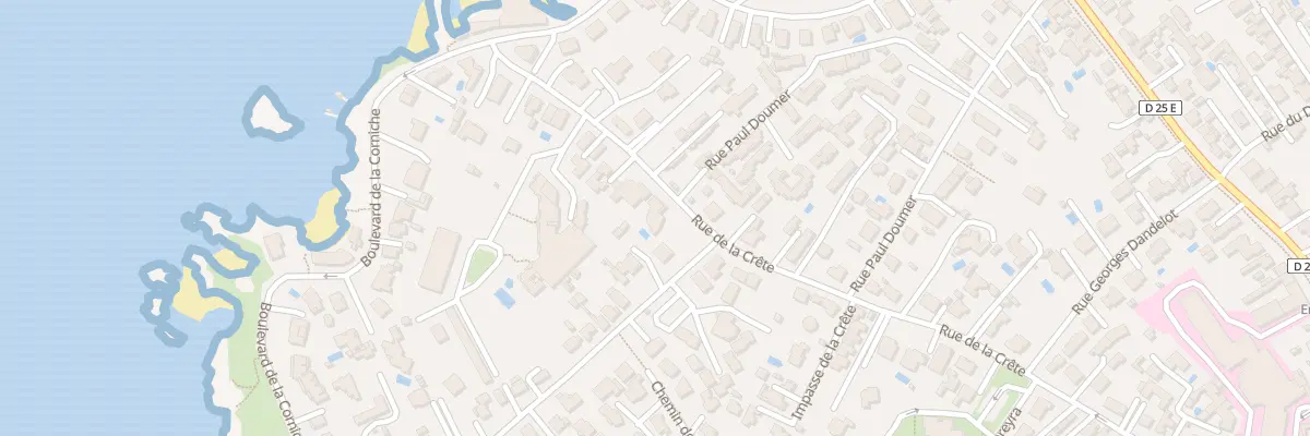 Plan du 45 Rue de la Crête à Saint-Georges-de-Didonne