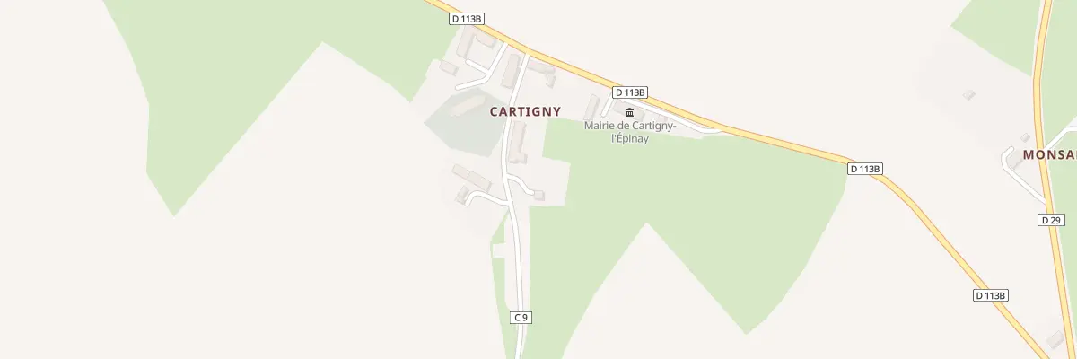 Plan du 5004 L’Eglise à Cartigny-l’Épinay