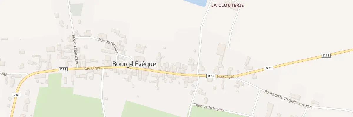 Plan du 48 Rue Ulger à Bourg-l’Évêque