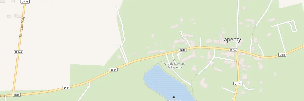 Plan du 30 Rue du Plan d’Eau à Lapenty