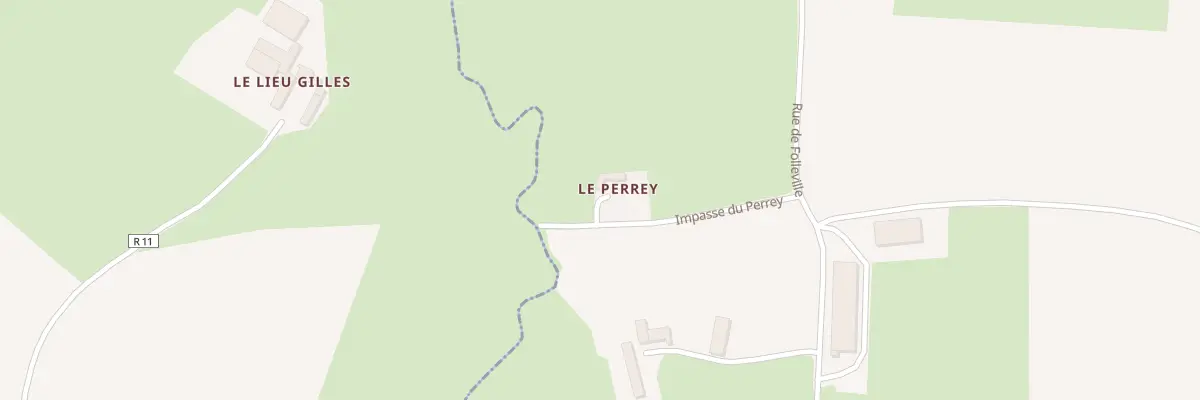 Plan du 5106 Le Perrey à Colombières