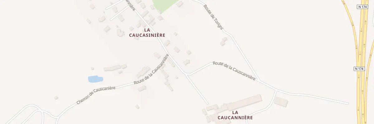Plan du 25 Rte de la Causcanniere à Condé-sur-Vire