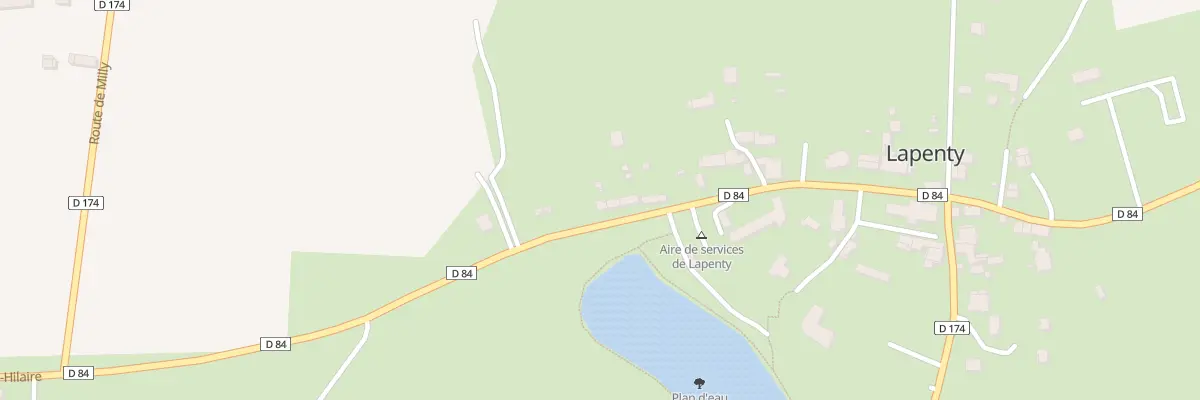Plan du 32 Rue du Plan d’Eau à Lapenty