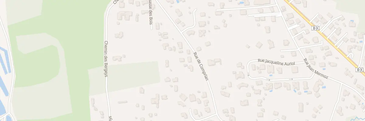 Plan du 40Q Rue de Comprian à Audenge