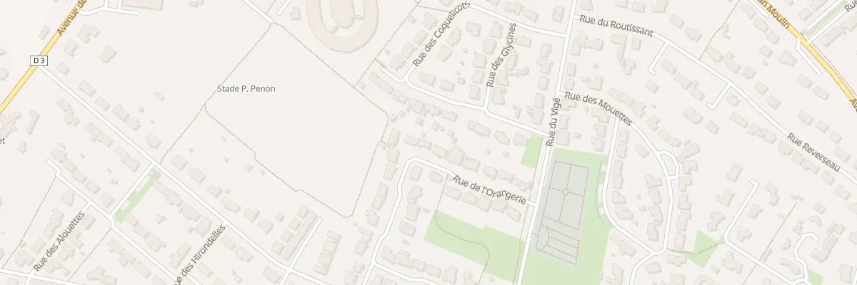 Plan du 13 Rue de l’Orangerie à Soubise