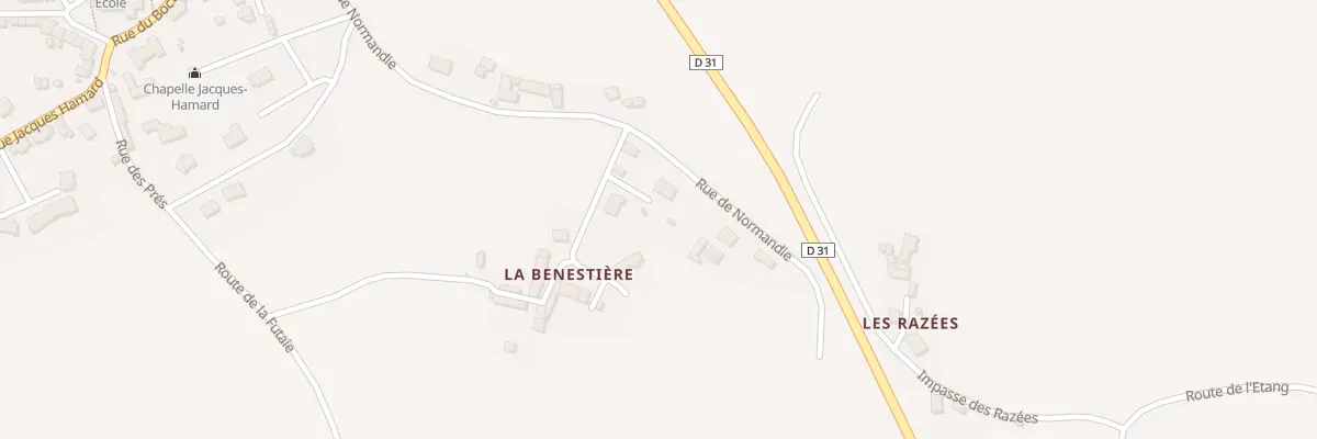 Plan du 3 Imp de la Benestière à Saint-Mars-sur-la-Futaie