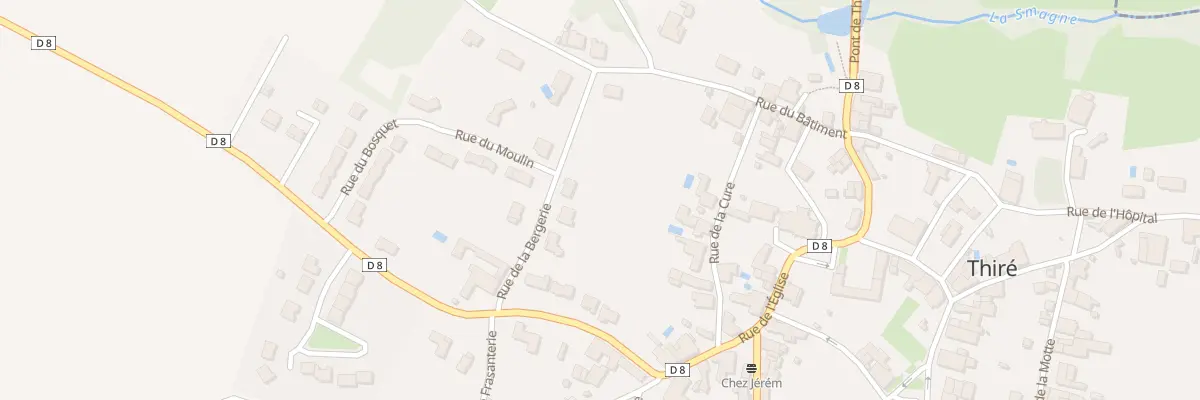 Plan du 10 Rue de la bergerie à Thiré