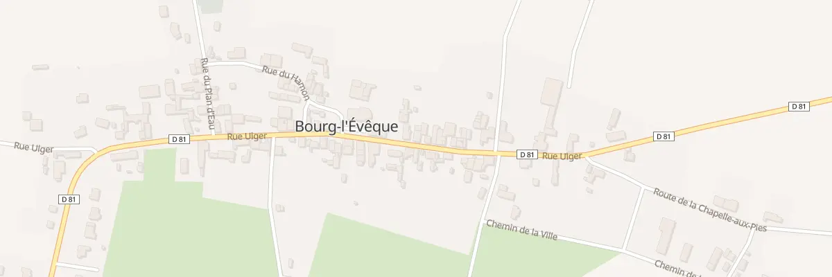 Plan du 42 Rue Ulger à Bourg-l’Évêque