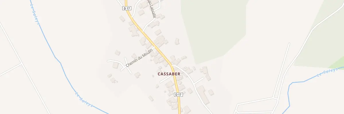 Plan du 12 Rue Principale de Cassaber à Carresse-Cassaber