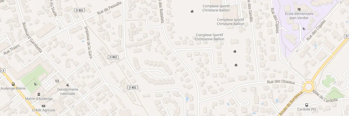 Plan du 18 Rue des Roitelets à Audenge