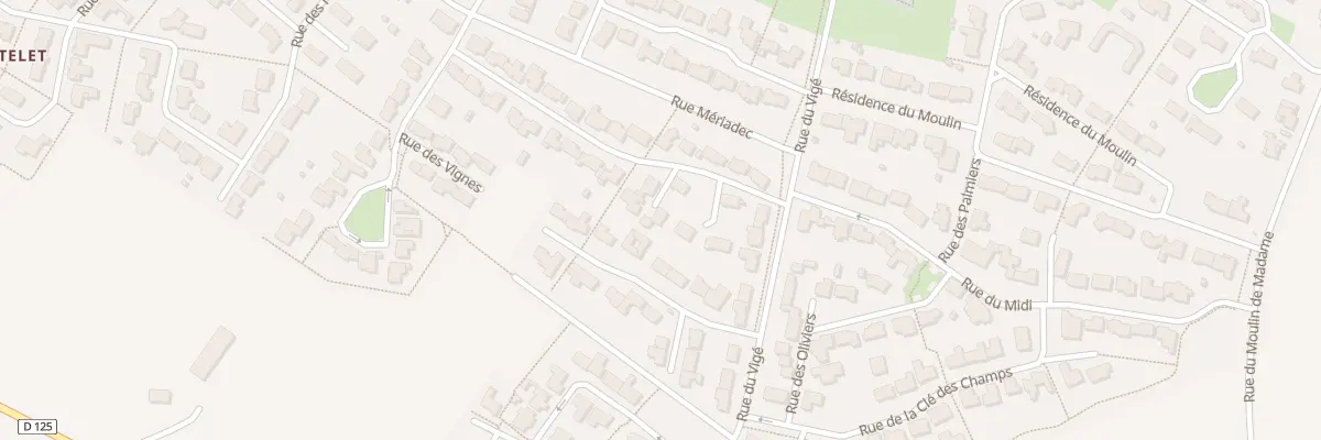 Plan du 12 Rue du Clos de la Dame En Bleu à Soubise