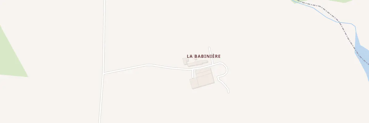 Plan du 1 La Babiniere à Launay-Villiers