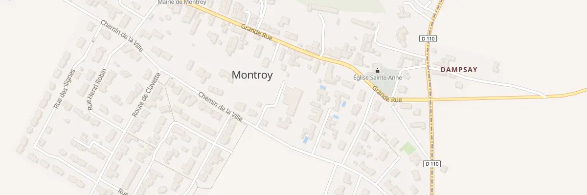 Plan du 7 Che de la Ville à Montroy