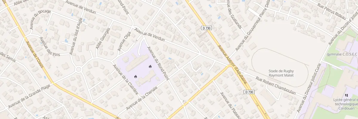 Plan du 16 Av de la Chênaie à Royan