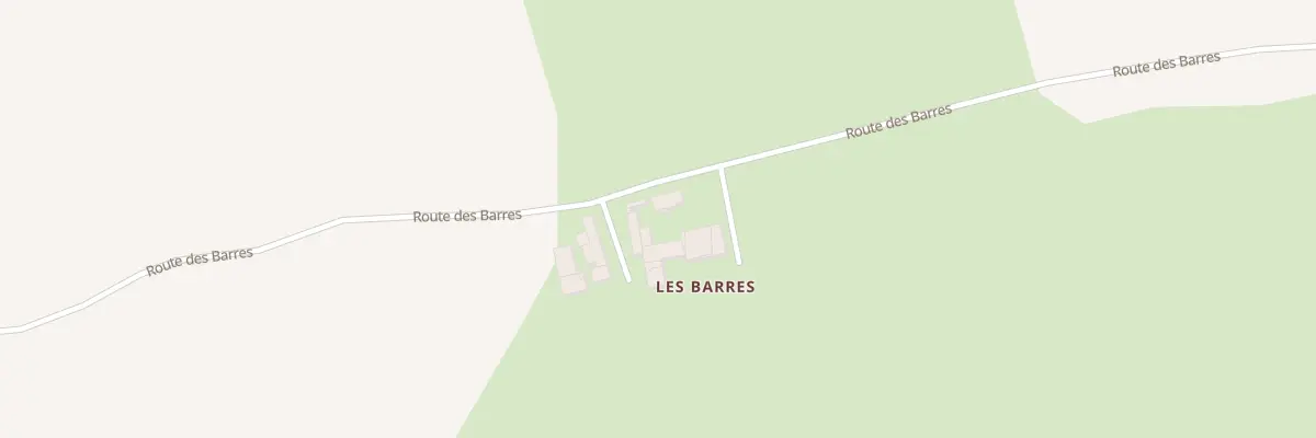 Plan du 1341 Rte des Barres à Méral