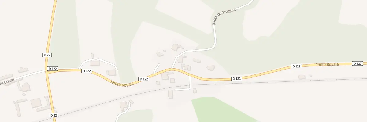 Plan du 879 Rte du Traquet à Labatut
