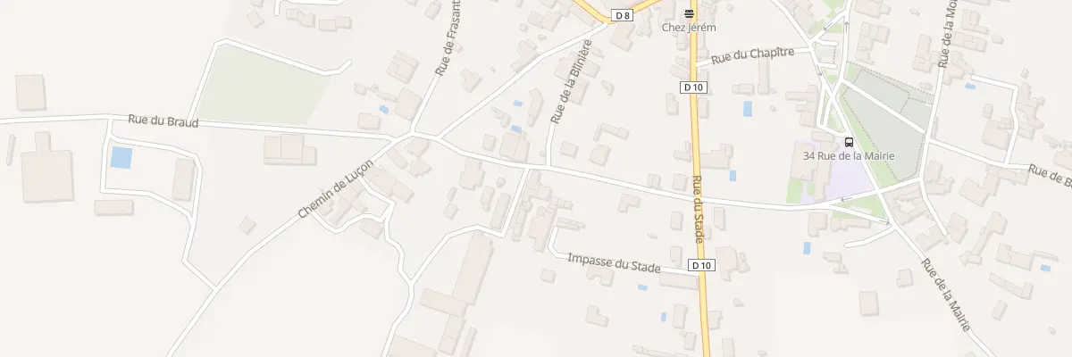 Plan du 25 Rue du braud à Thiré