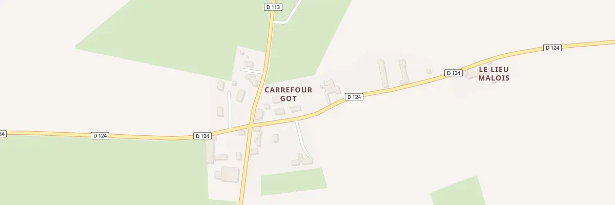 Plan du 3 Rte de Canchy à La Cambe