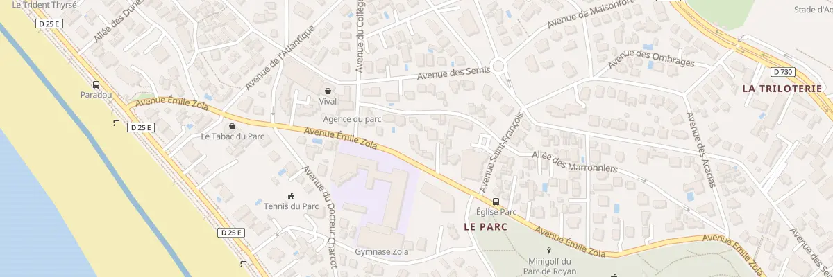 Plan du 34 Av Emile Zola à Royan