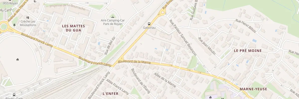 Plan du 14 Bd de la Marne à Royan