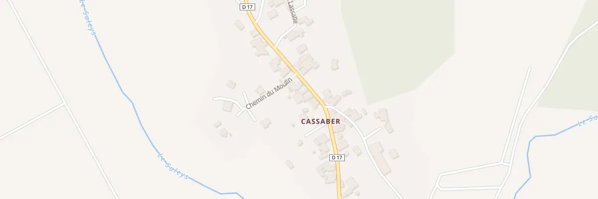 Plan du 21 Rue Principale de Cassaber à Carresse-Cassaber