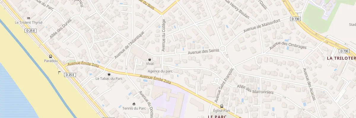 Plan du 105 Av des Semis à Royan
