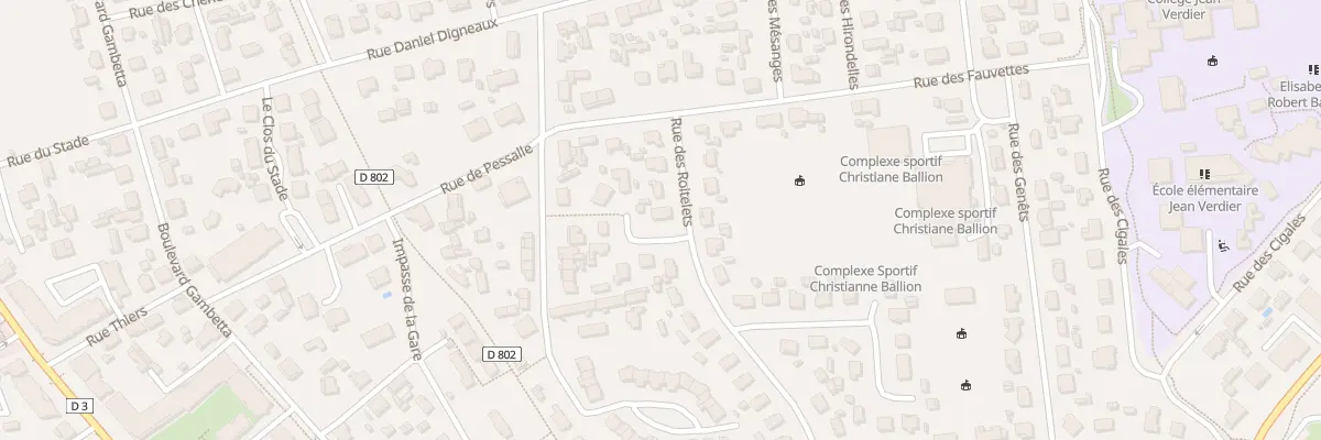 Plan du 6 Rue des Roitelets à Audenge