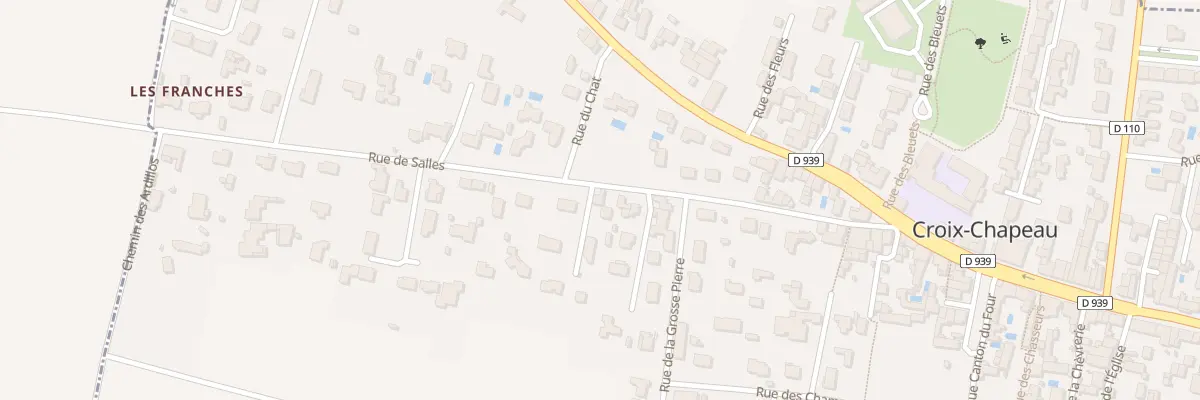 Plan du 13T Rue de Salles à Croix-Chapeau