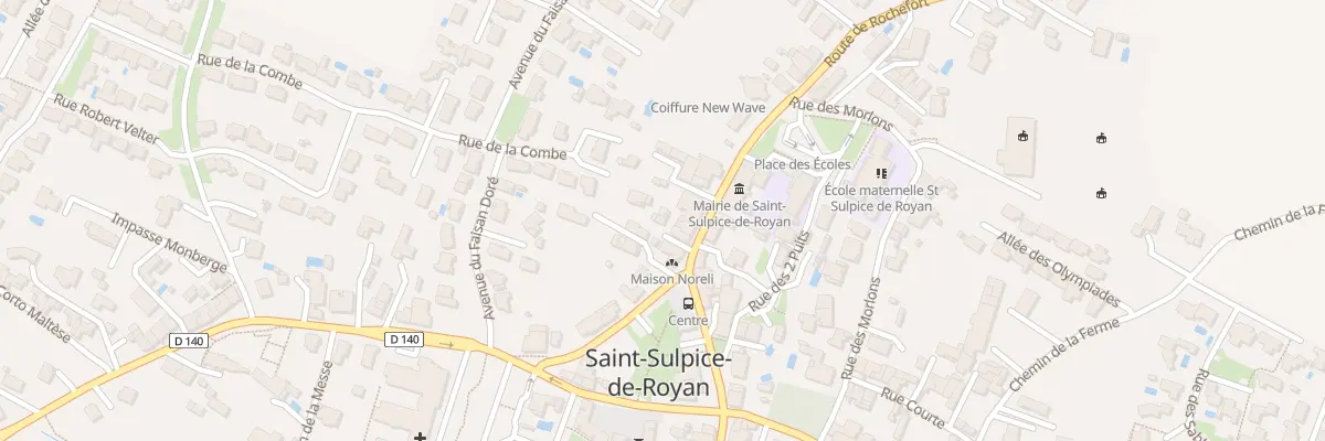 Plan du 33 Rte de Rochefort à Saint-Sulpice-de-Royan
