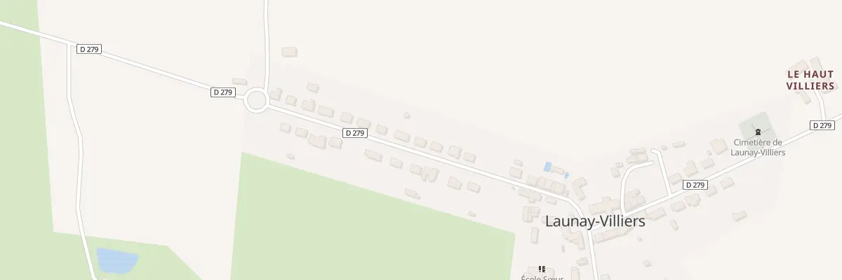 Plan du 8 Rte de la Rabine à Launay-Villiers