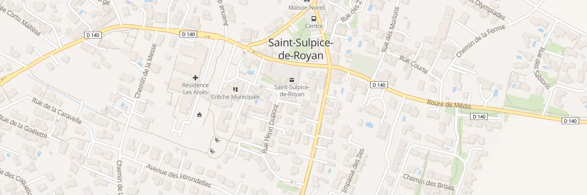 Plan du 24C Rue Henri Dupont à Saint-Sulpice-de-Royan