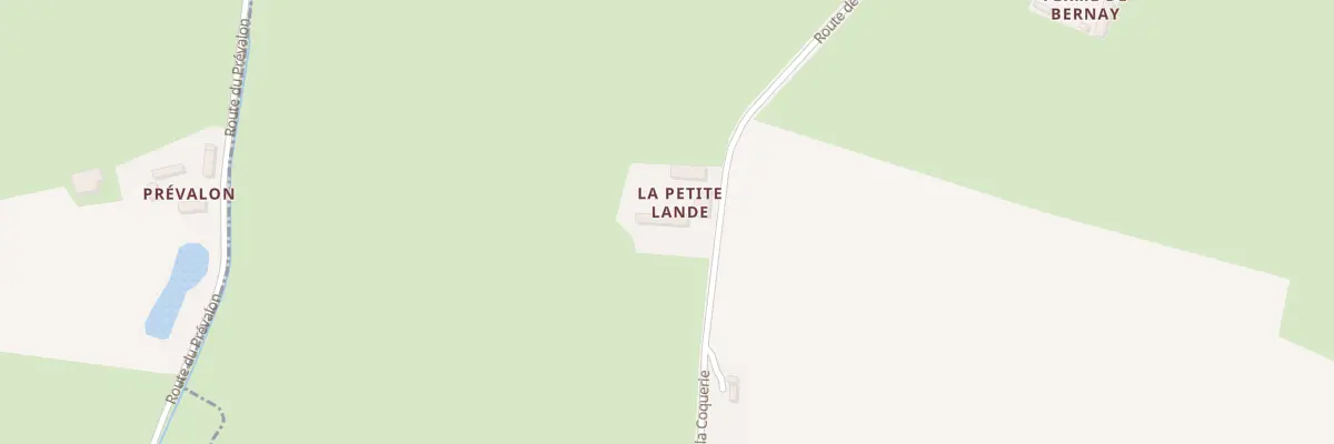 Plan du 5012 La Petite Lande à Cricqueville-en-Bessin
