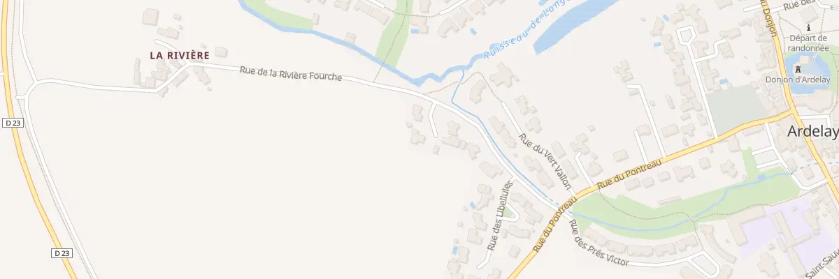 Plan du 4 Rue des Roseaux aux Herbiers