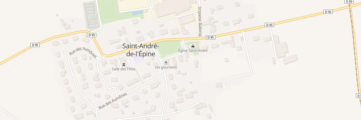 Plan du 10 Pl de l’Eglise à Saint-André-de-l’Épine