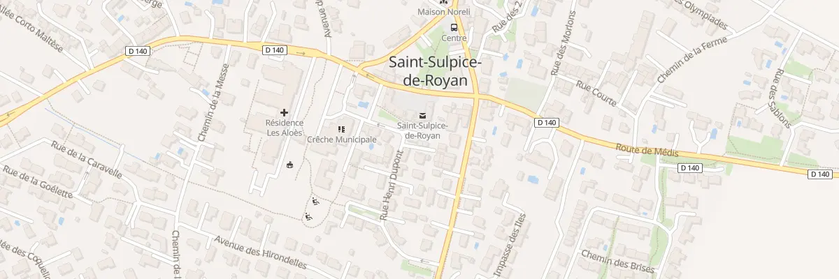 Plan du 24B Rue Henri Dupont à Saint-Sulpice-de-Royan