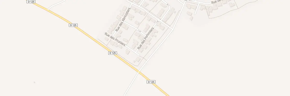 Plan du 10 Rue des Pommiers à Soubise