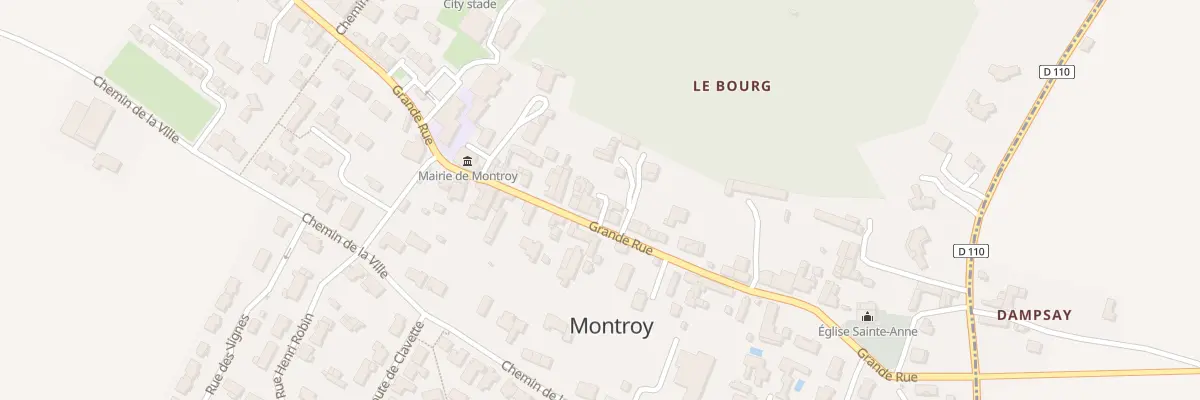 Plan du 26 Grande Rue à Montroy