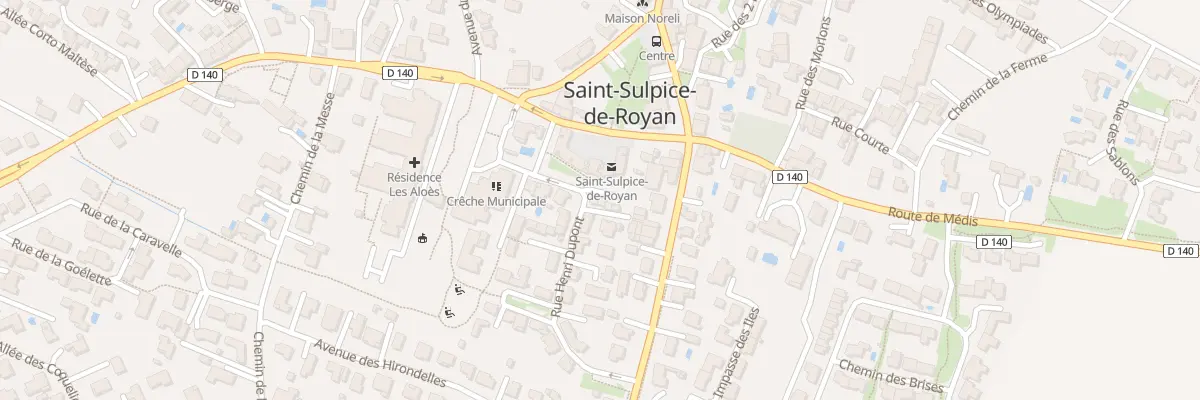 Plan du 24A Rue Henri Dupont à Saint-Sulpice-de-Royan