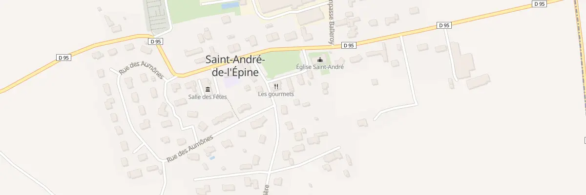 Plan du 8 Pl de l’Eglise à Saint-André-de-l’Épine
