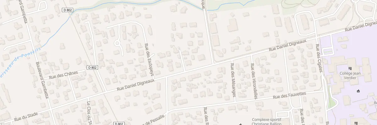 Plan du 17 Rue Daniel Digneaux à Audenge