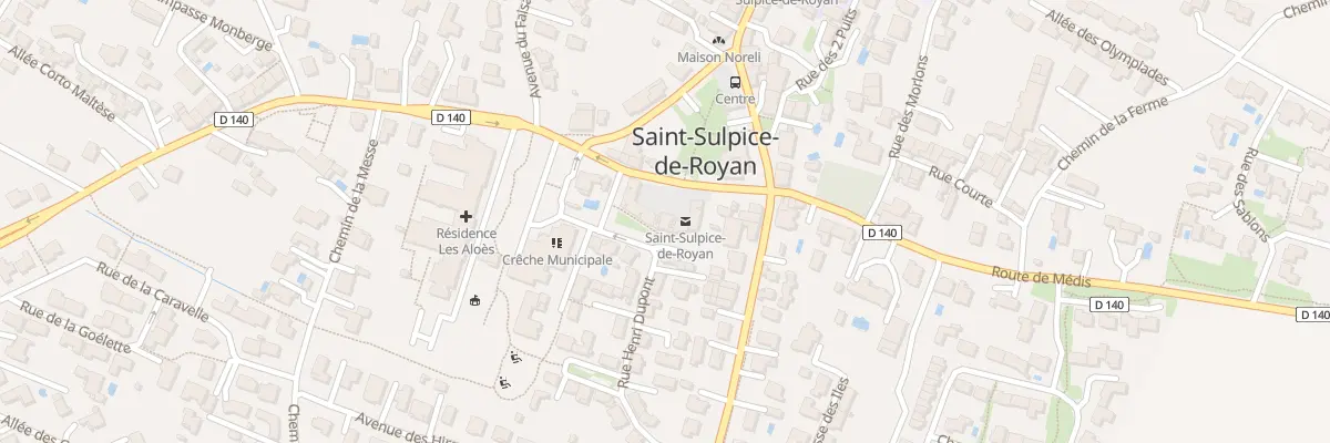 Plan du 28 Rue Henri Dupont à Saint-Sulpice-de-Royan