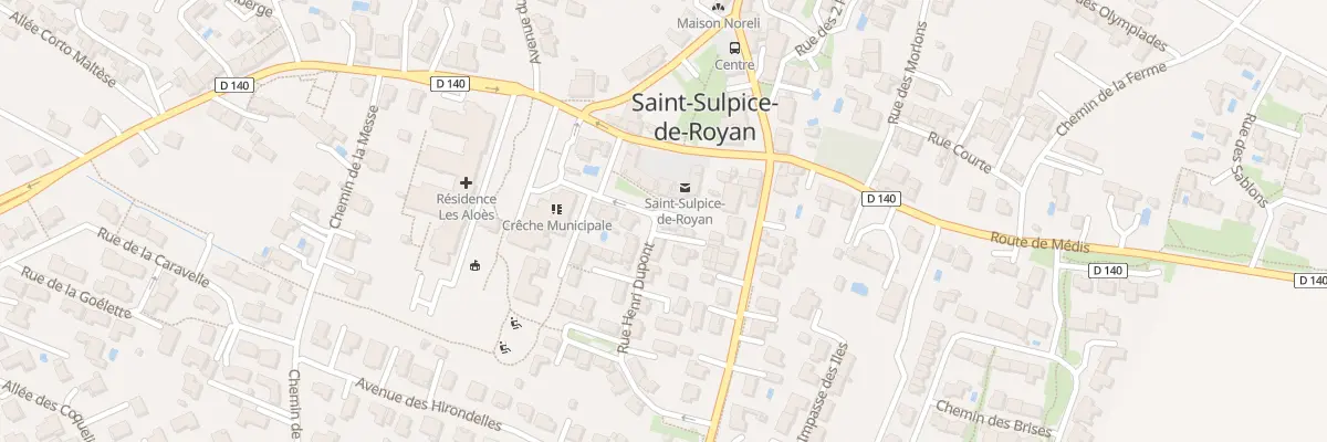 Plan du 24 Rue Henri Dupont à Saint-Sulpice-de-Royan