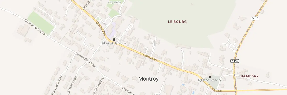 Plan du 28 Grande Rue à Montroy