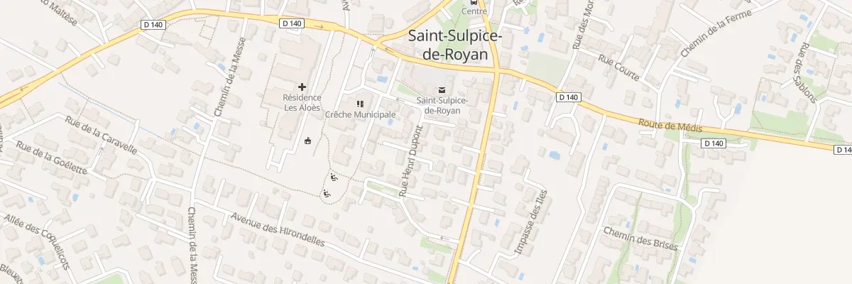Plan du 18A Rue Henri Dupont à Saint-Sulpice-de-Royan