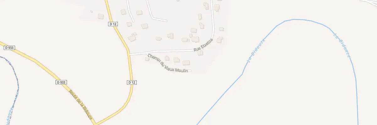 Plan du 85 Che du Vieux Moulin Vc12 à Béhasque-Lapiste