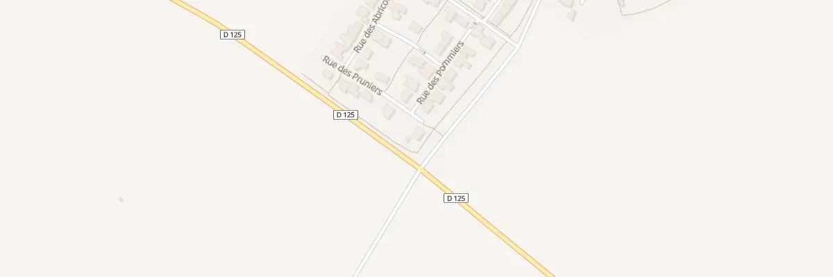 Plan du 1 Rue des Pruniers à Soubise
